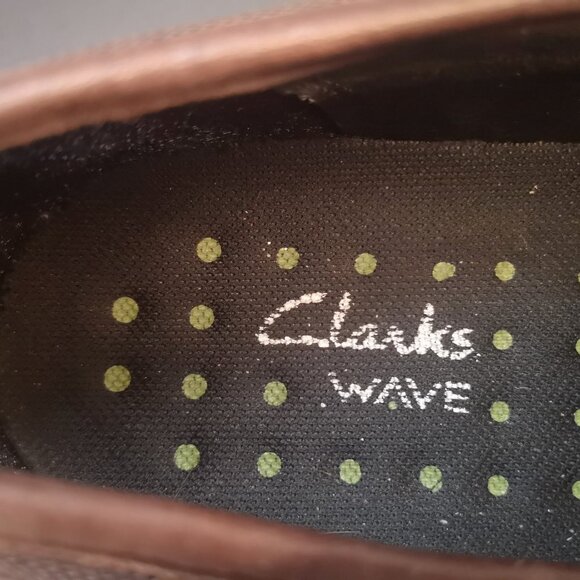 Clarks Wave Ladies Dark Brown Mary Jane Style Shoes - Picture 3 of 8